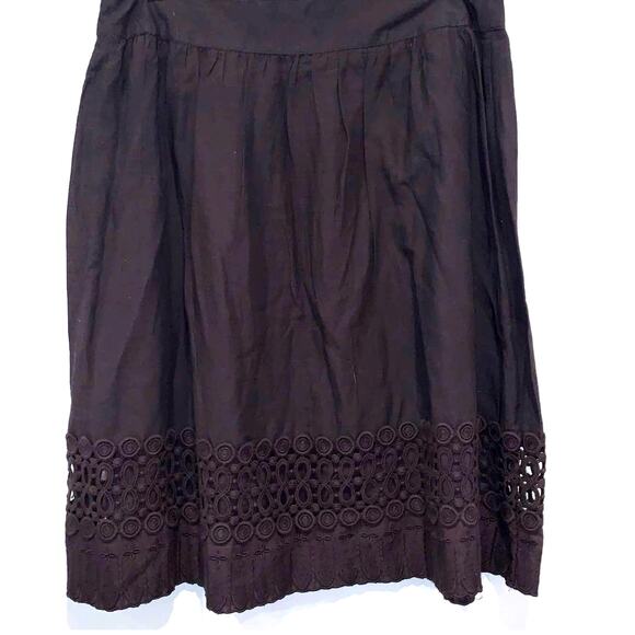 FatFace UK Embellished Indigo/Navy Lined Midi A-Line Skirt US 10 (UK 14) - Picture 2 of 10